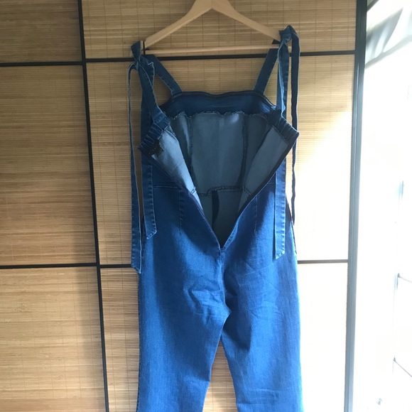 Vintage Sleeveless Jumpsuit foxy fit tie sleeves - Picture 8 of 13